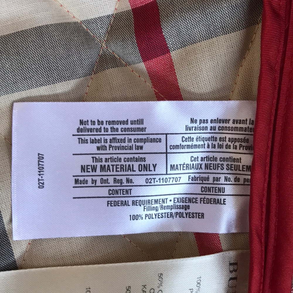 Burberry Red Diamond Quilted Jacket - Picture 9 of 11